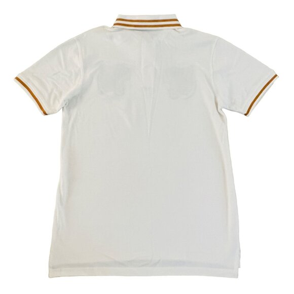 Arketype Polo Shirt Mens XL Tiger Embroidery Golden Stripe Streetwear Hype Hip - Picture 2 of 9